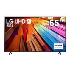 Smart TV 65" Ultra HD 4K LG 65UT8050PSA com Processador a5 Ger7 AI, Alexa/Chromecast Integrado, Wi-Fi, Bluetooth e HDMI