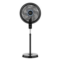 Ventilador de coluna Oster OVTR880 turbo preto com 6 pás, 220V