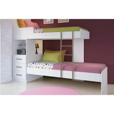 Beliche Multifuncional Havana Plus 3 gavetas Branco - Santos Andirá