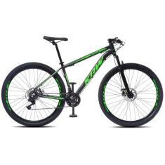 Bicicleta Aro 29 KRW Alumínio 21 Velocidades Freio a Disco X21, Preto,