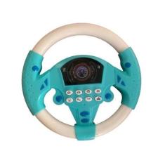Volante De Brinquedo Interativo Com Som/Simulação/Carro - toys, Azul