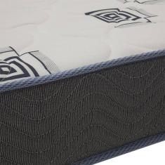 Cama Solteiro Simba Pés Madeira Natural com Colchão D33 - Reller Móveis