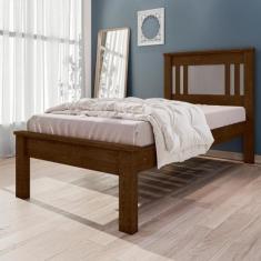 Cama de Solteiro Flex Com Colchão Macaé Malbec Off White - CASA H