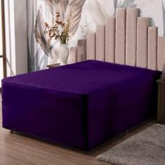 Lençol Luva King Cama Conjugada Veste Colchão e Box Malha 1 Peça - Ame