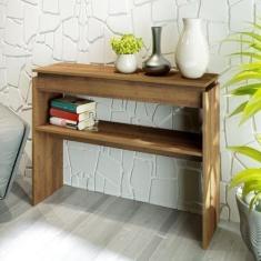 Aparador com Vidro 100cm com Prateleira Creta Pinho - Artely, Pinho