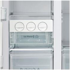 Geladeira/Refrigerador Side by Side Midea 528 Litros Frost Free Inox MD-RS587FGA - 110V