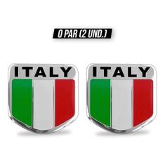 Emblema Bandeira Itália Fiat 500 Uno Palio Linea Punto Argo