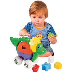 Brinquedo Educativo Mercossauro Didático com Blocos Merco Toys