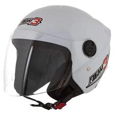 CAPACETE ABERTO PRO TORK NEW LIBERTY 3 SOLID BRANCO TAM. 58