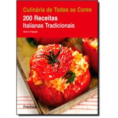 Livro 200 Receitas Italianas Tradicionais Coleção Culinária