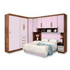 Dormitório Completo Georgia J&A Para Cama Box 1,38M Casal