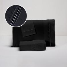Jogo de Cama 400 Fios Percal Ponto Palito Toque 100% Suave - DECORALAR