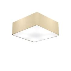 Plafon Quadrado Vivare Md-3050 Cúpula Em Tecido 12/40x40cm -