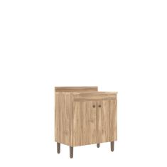 Balcão Para Cozinha 0,8ocm Ref Co11203 1 Cx Carvalho Oak