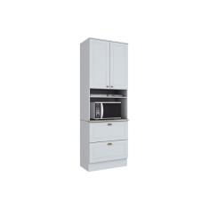 Paneleiro De Cozinha Americana C/ 2 Portas E 2 Gavetas (1 Forno) 71,5cm Branco - Henn