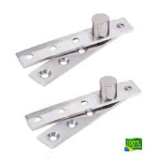 Jg Dobradiça Pivotante Giro Inox Para Móveis Portas Estreita