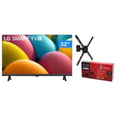 Smart TV 32 LG HD LCD 32LR600BPSA com Alexa 2 HDM - USB + Suporte para