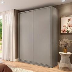 Guarda Roupa Solteiro 174cm com 2 Portas de Correr 100% MDF - Casa Lar