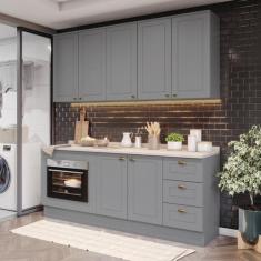 Cozinha Compacta 4 Peças com Balcão Para Forno de Embutir Emily - Espr