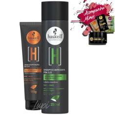 Kit Haskell Pra Ele Shampoo Anticaspa + Creme Multifuncoes