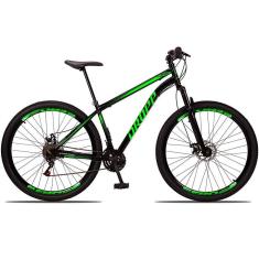 Bicicleta 29 Dropp Sport Aço 21 Marchas Freio a Disco e Suspensão-Unissex