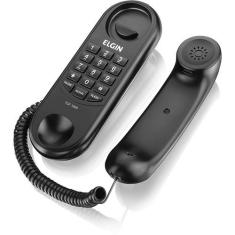 Telefone Elgin com Fio Modelo Gôndola tcf 1000 - Preto