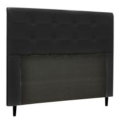 Cabeceira Luna Para Cama Box Solteiro 90cm Preto