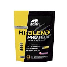 Leader Nutrition Hi-Blend Protein - 900G Refil Smoothie De Morango -