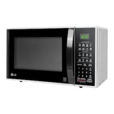 Forno de Micro-ondas LG 30 Litros MS3091 com Função Limpa Fácil e Descongelamento Uniforme - Preto e Branco