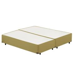 Cama Box Bipartido QUEEN  Corano Bege - 158x198