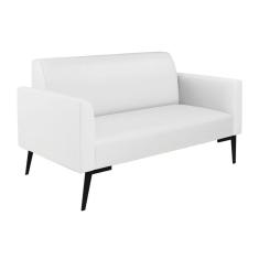 Sofá Namoradeira Pés Villach Marisa Corino Branco D03 - D`rossi