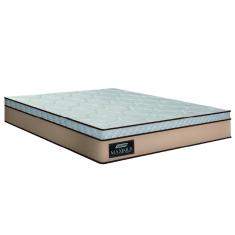 Colchão Casal Queen Gazin Maximus Molas Ensacadas 158x198x24cm Cinza / Branco - Suporta até 120Kg por Pessoa