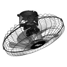 Ventilador De Teto Turbo Orbital 50Cm M2 Preto Bivolt - Lorensid
