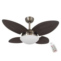 Ventilador Lil Prince Premium Tabaco 220V E Controle Remoto