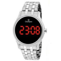Relógio Champion Ch40204T Led Digital Feminino Prateado