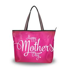 Bolsa de ombro My Daily feminina Happy Mother Day, Multi, Medium
