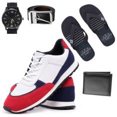 Tenis Sapatenis Jogger Original Leve Confortavel Kit Completo-Masculino