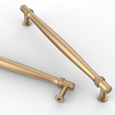 Asidrama Pacote com 10 puxadores de armário de cozinha champanhe bronze 7,5 polegadas (192 mm), puxadores de armário de cozinha para puxadores de gaveta de armário