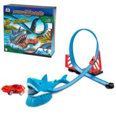 Brinquedo Infantil Looping Tubarão Carrinho - Braskit