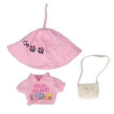 Roupas Fofas de Bichos de Pelúcia de Pato Amarelo, Roupas de Pato de Pelúcia Adequadas para a Pele, Acessórios de Brinquedos de Pato Laváveis ​​para Crianças Com Roupas de Chapéu