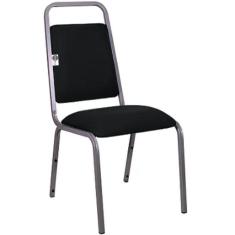 Cadeira Empilhável para Hotelaria Linha Hotel Fremon Preto