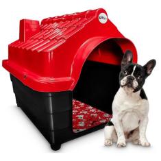 Casa Cachorro Número 4 Grande Plástico Casinha Com Colchão Para Cães -
