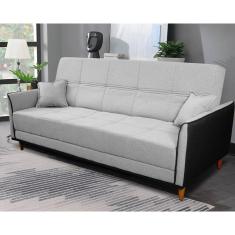 Sofá Cama Sérvia 2,00m Cinza Bouclê - King House