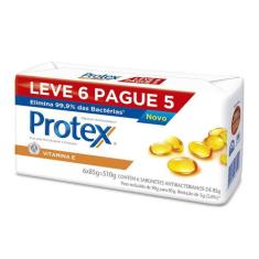 Sabonete Protex Vitamina E 85g cada Leve 6 Pague 5