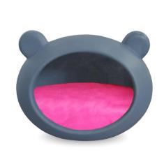 Casa Cachorro E Gato ul Almofada Dupla Face Rosa/Bege P - Foster Plast