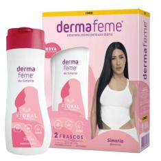 Kit Sabonete Líquido Íntimo Dermafeme Floral com 2 Unidades De 200ml -
