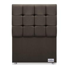 Cabeceira Amur Linho Marrom Solteiro (12x90x125) - Ortobom