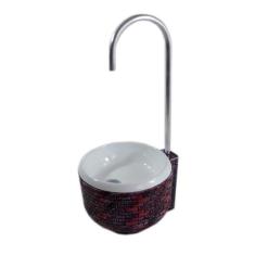 Bebedouro Tipo Fonte Para Gatos Roma Vermelho Bivolt