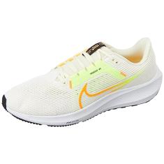 Nike Tênis de corrida masculino Air Zoom Pegasus 40 PRM, Branco/multicor de coco Milk-volt, 12 UK (13 US)