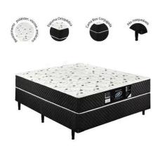 Cama Box Conjugado Ortopédico Casal 138x188x43  - SP Móveis